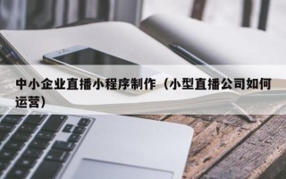 保亭中小企业直播小程序制作（小型直播公司如何运营）