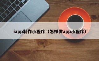 保亭iapp制作小程序（怎样做app小程序）